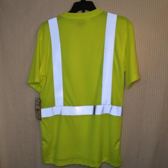 New With Tags Hi Visibility Short Sleeve Tee LG - Picture 3 of 7